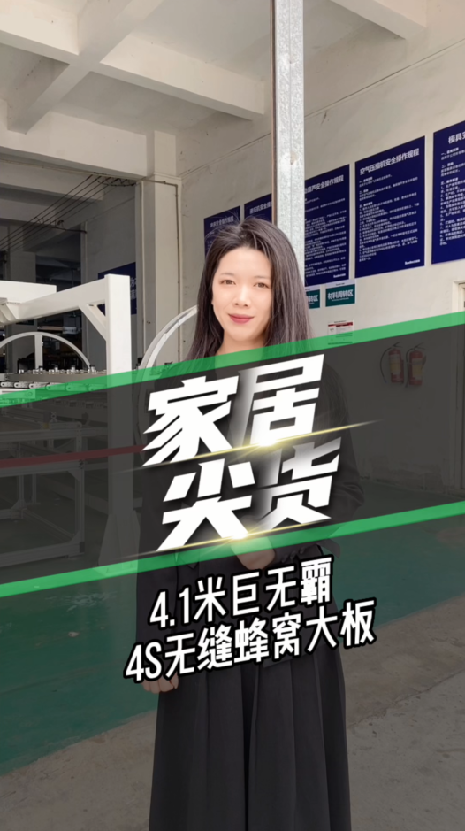 家居尖貨-4.1米巨無(wú)霸 4S無(wú)縫蜂窩大板